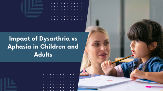 dysarthria vs aphasia